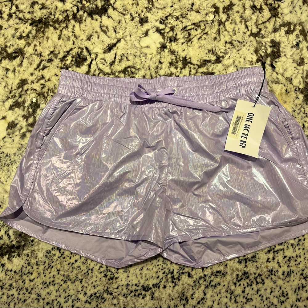 Lilac Shine Bomber Shorts